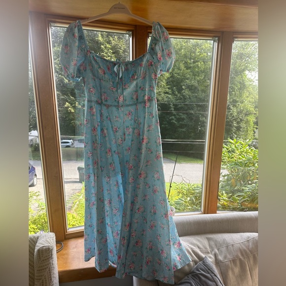 Puff sleeve floral Maxi - Picture 4 of 5